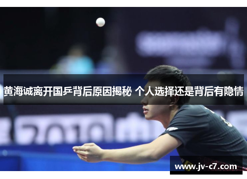 黄海诚离开国乒背后原因揭秘 个人选择还是背后有隐情